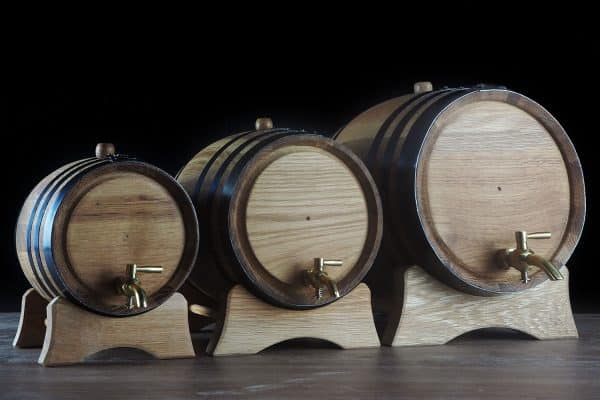 Oak barrel sizes