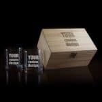 Custom Logo Design 330ml Spirit Glass Boxed Gift Set