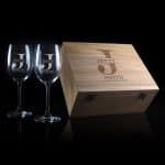 Aged with Distinction Design 550 ml Wine Glass Boxed Gift Set