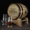 Custom Years Aged to Perfection Design 280ml Whiskey Glass Barrel Gift Set
