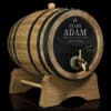 21 Years Aged to Perfection Design 5L Glass Head Oak Barrel