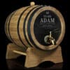 30 Years Aged to Perfection Design 5L Glass Head Oak Barrel