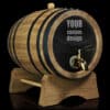 Supply Your Design / Logo 5L Glass Head Oak Barrel
