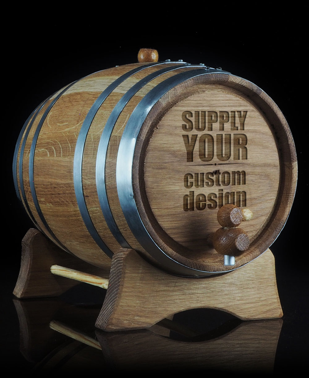 Custom Design Oak Barrel