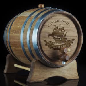 Personalised 'Captain Design' Oak Barrel