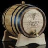 Personalised 'Cellar Design' Oak Barrel