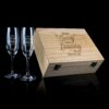 Sorry Your Leaving Design Champagne Flute Boxed Gift Set
