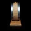 1L Glass Head Oak Flask